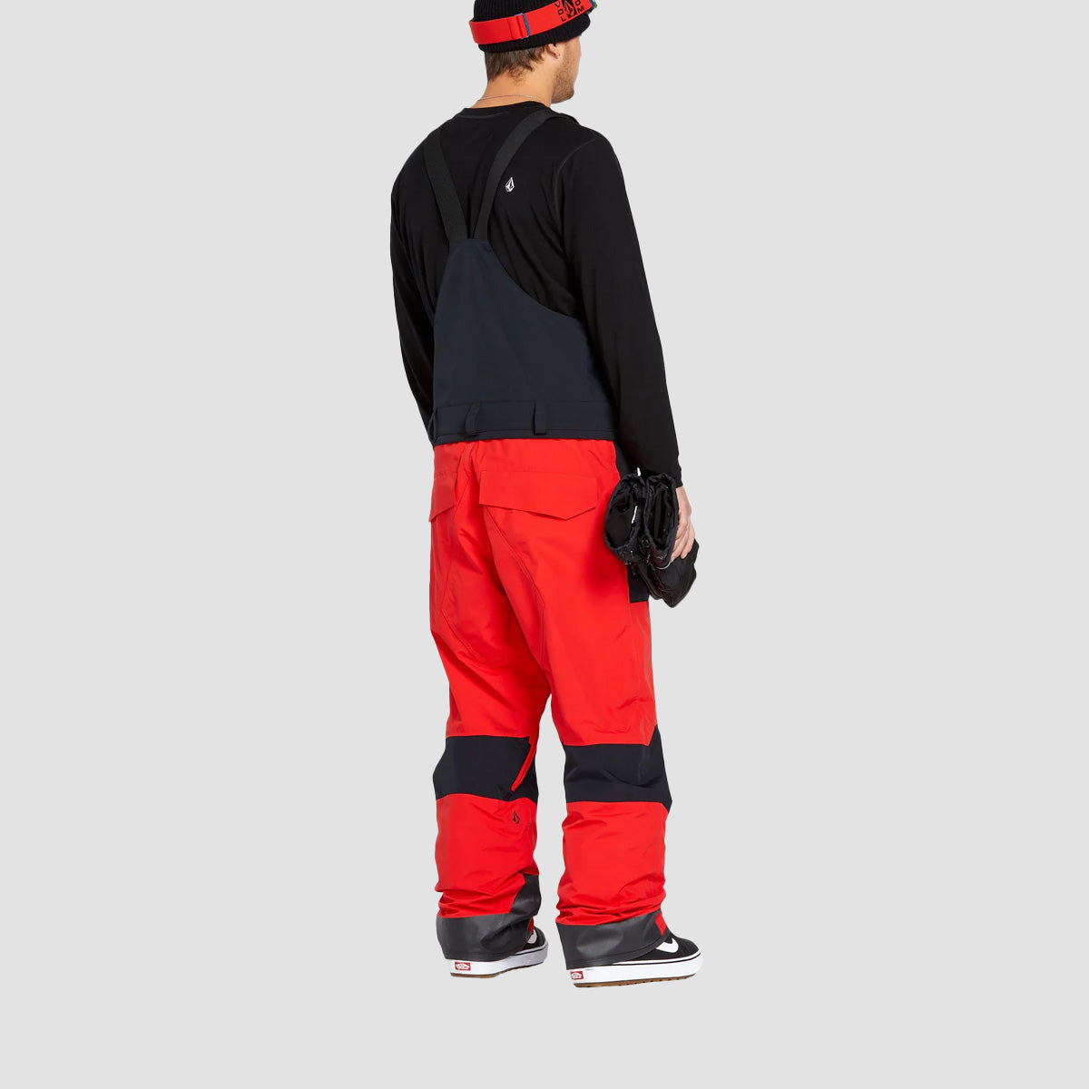 Volcom Rain Gore-Tex Snow Bib Overall Pants Crimson