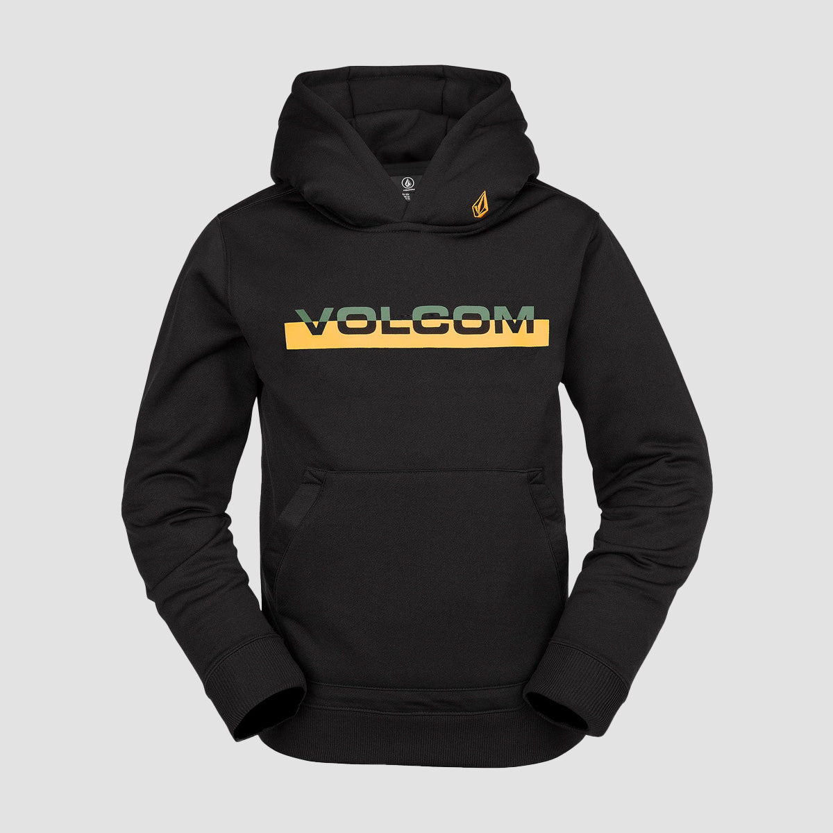 Volcom Riding Pullover Snow Hoodie Black - Kids