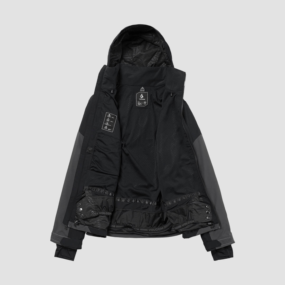 Volcom RNGE Stretch 30K Snow Jacket Black
