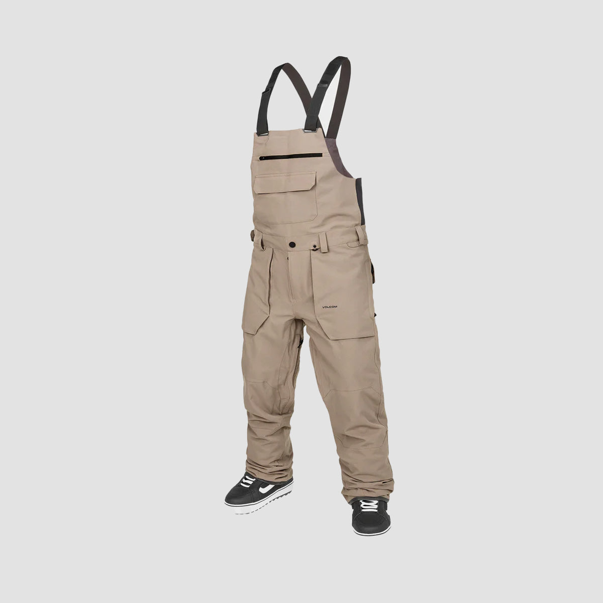 Volcom Roan 15K Bib Overrall Snow Pants Chestnut Brown