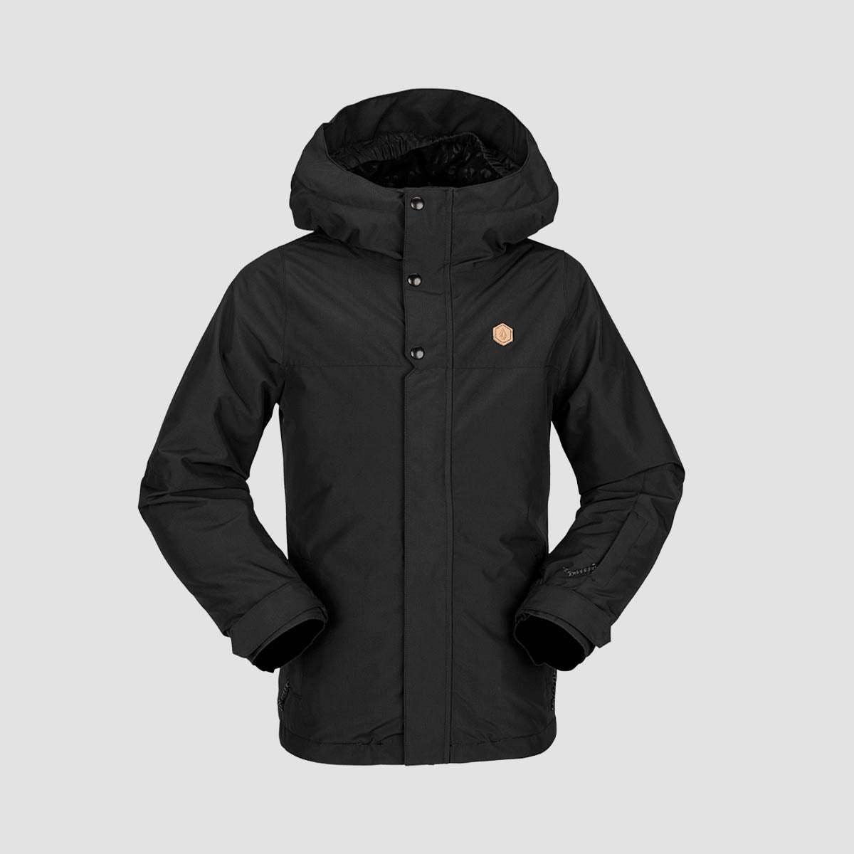 Volcom Sass'N'Frass Ins Snow Jacket Black - Girls