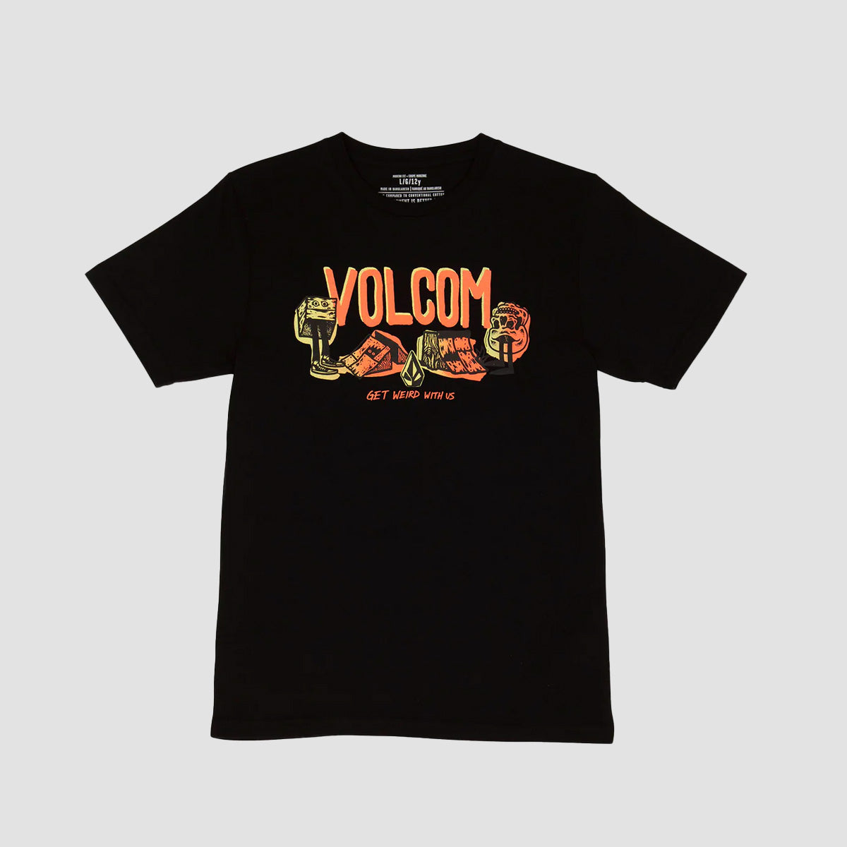 Volcom Siebenwuzhere T-Shirt Black - Kids