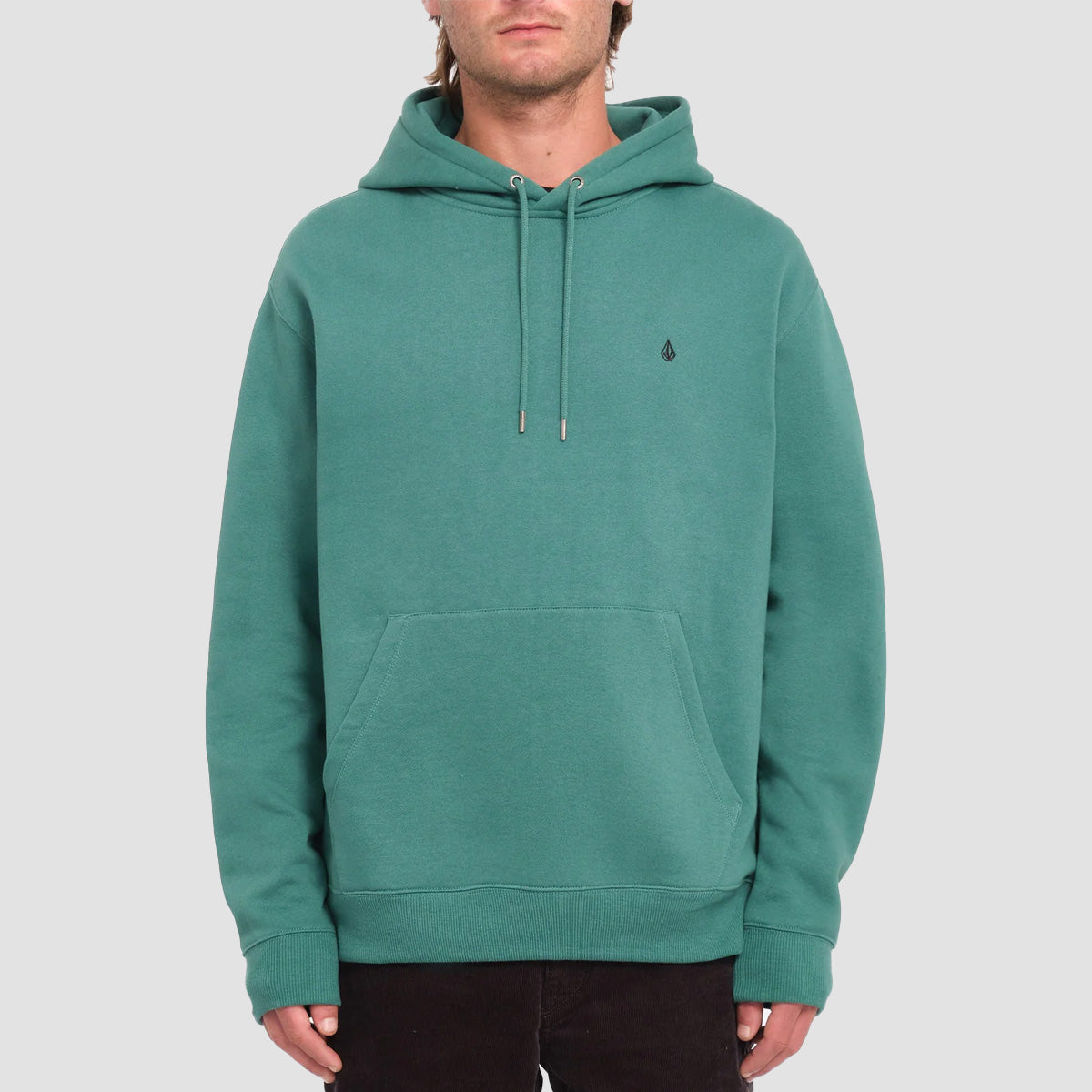 Volcom Single Stone Pullover Hoodie Sea Green