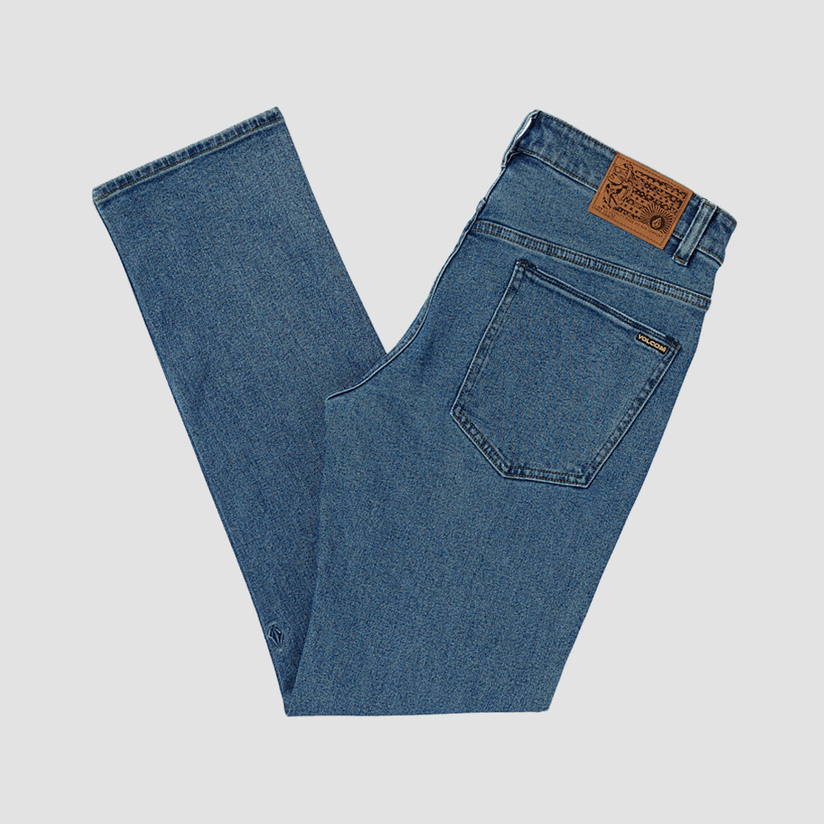 Volcom Solver Modern Fit Jeans Washed Blue