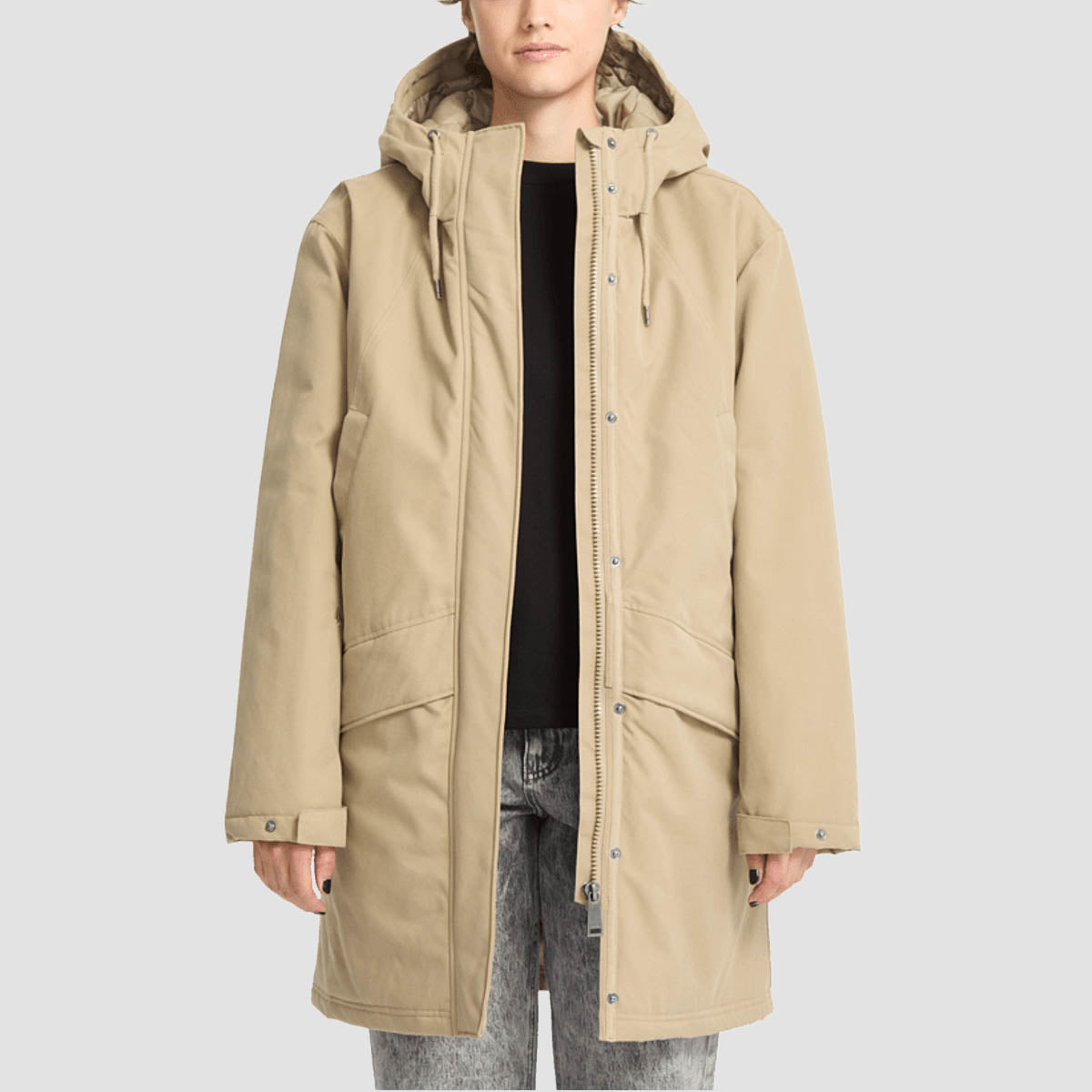Volcom Somestone 10K Parka Jacket Khaki - Womens