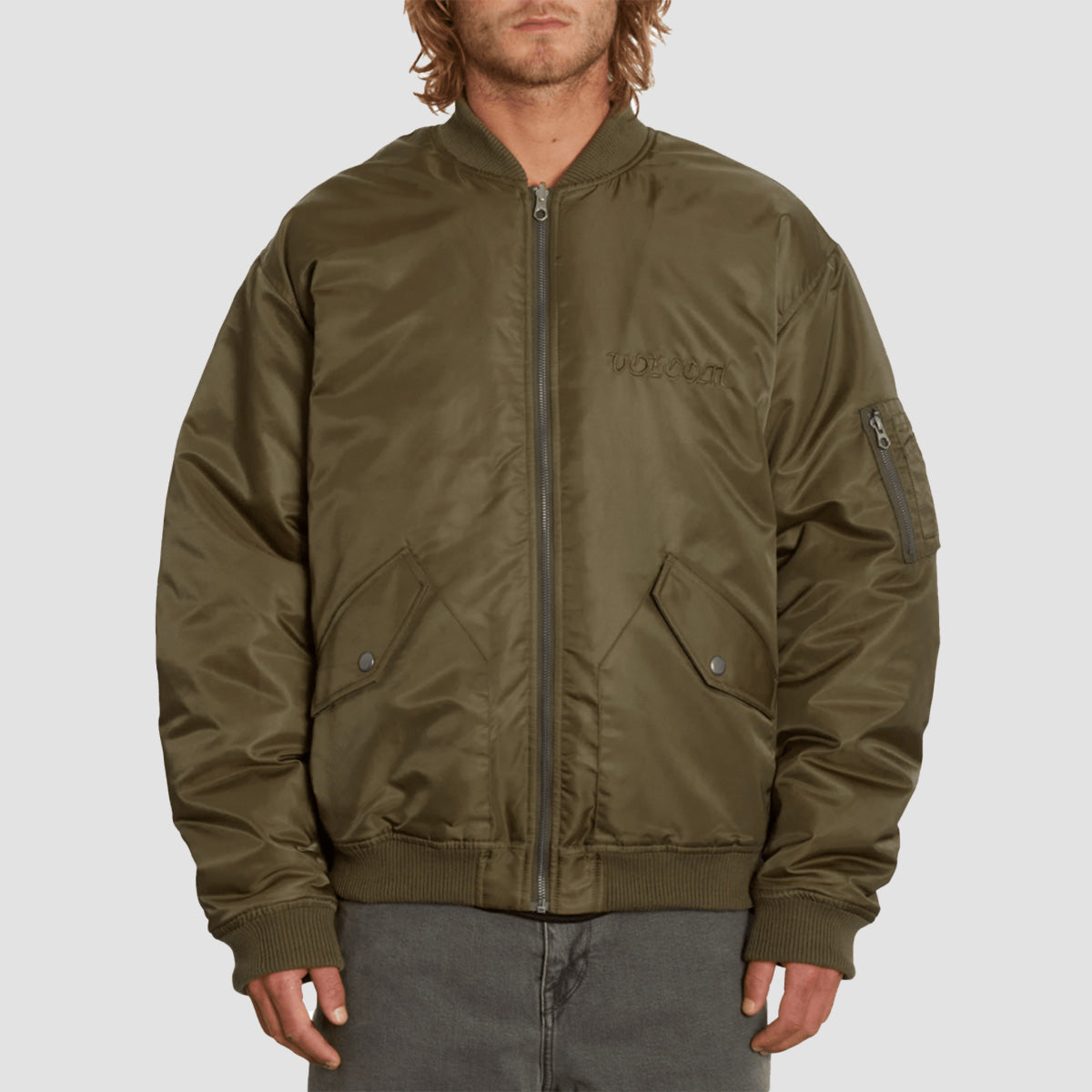 Volcom Space Child Jacket Service Green