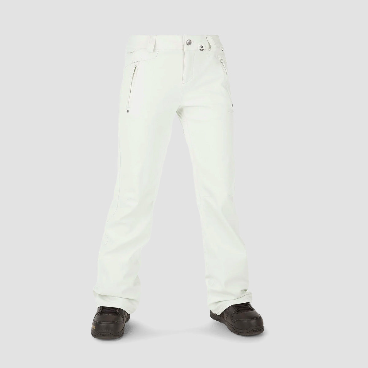 Volcom Species Stretch Snow Pants Off White - Womens