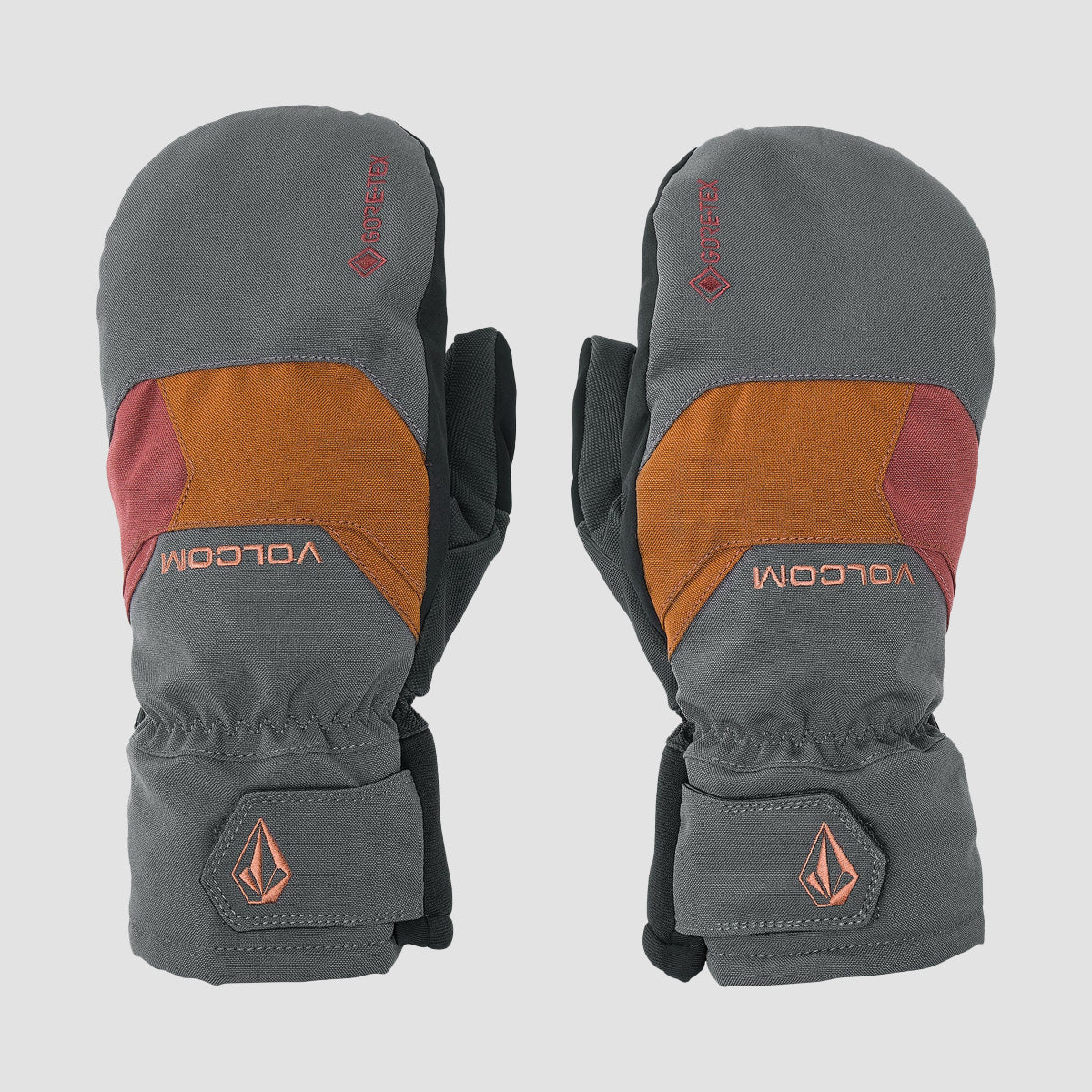 Volcom Stay Dry Gore-Tex Snow Mittens Caramel