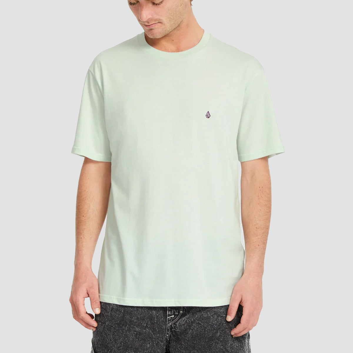 Volcom Stone Blanks T-Shirt Cloud Blue