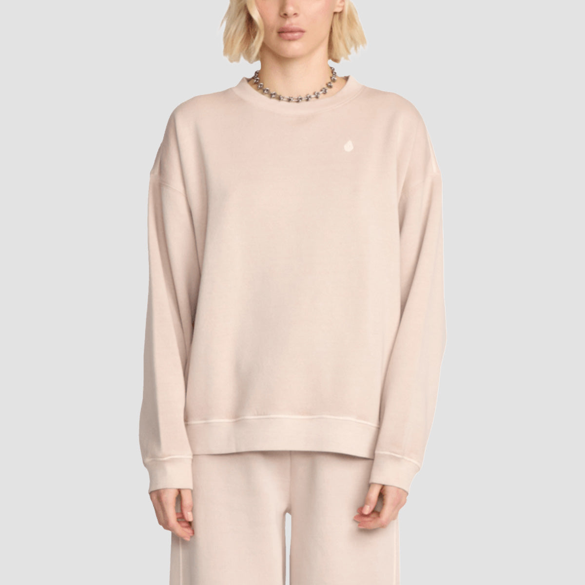 Volcom Stone Soft Crew Sweatshirt Khakiest - Womens