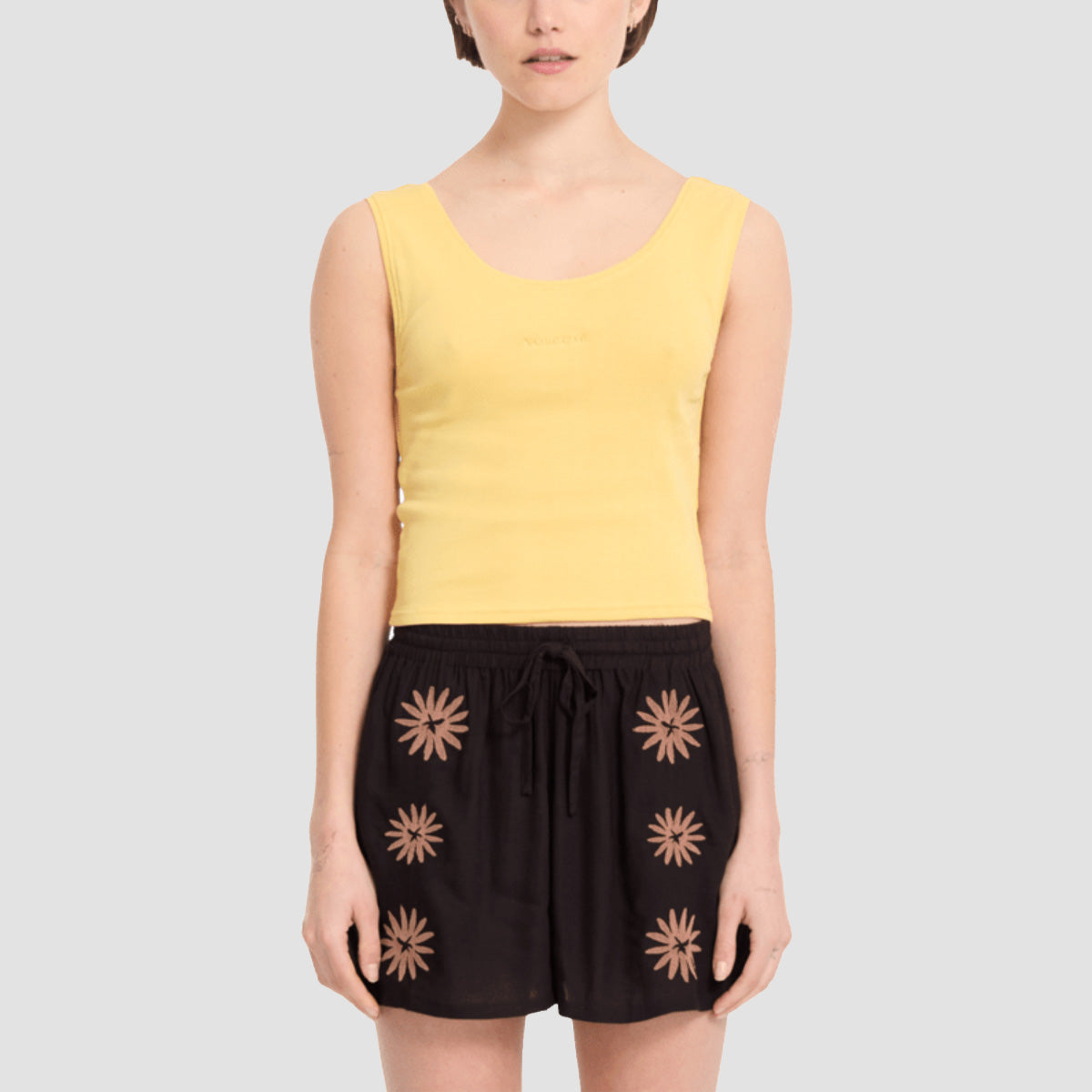 Volcom Stone Tight Tank Top Sunburst - Womens