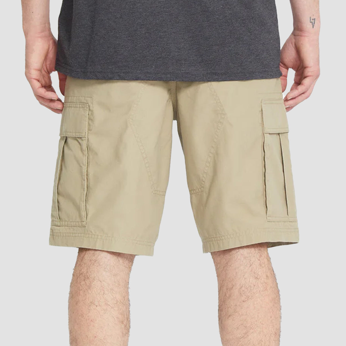 Volcom Strange Tripper Cargo 22" Shorts Khaki