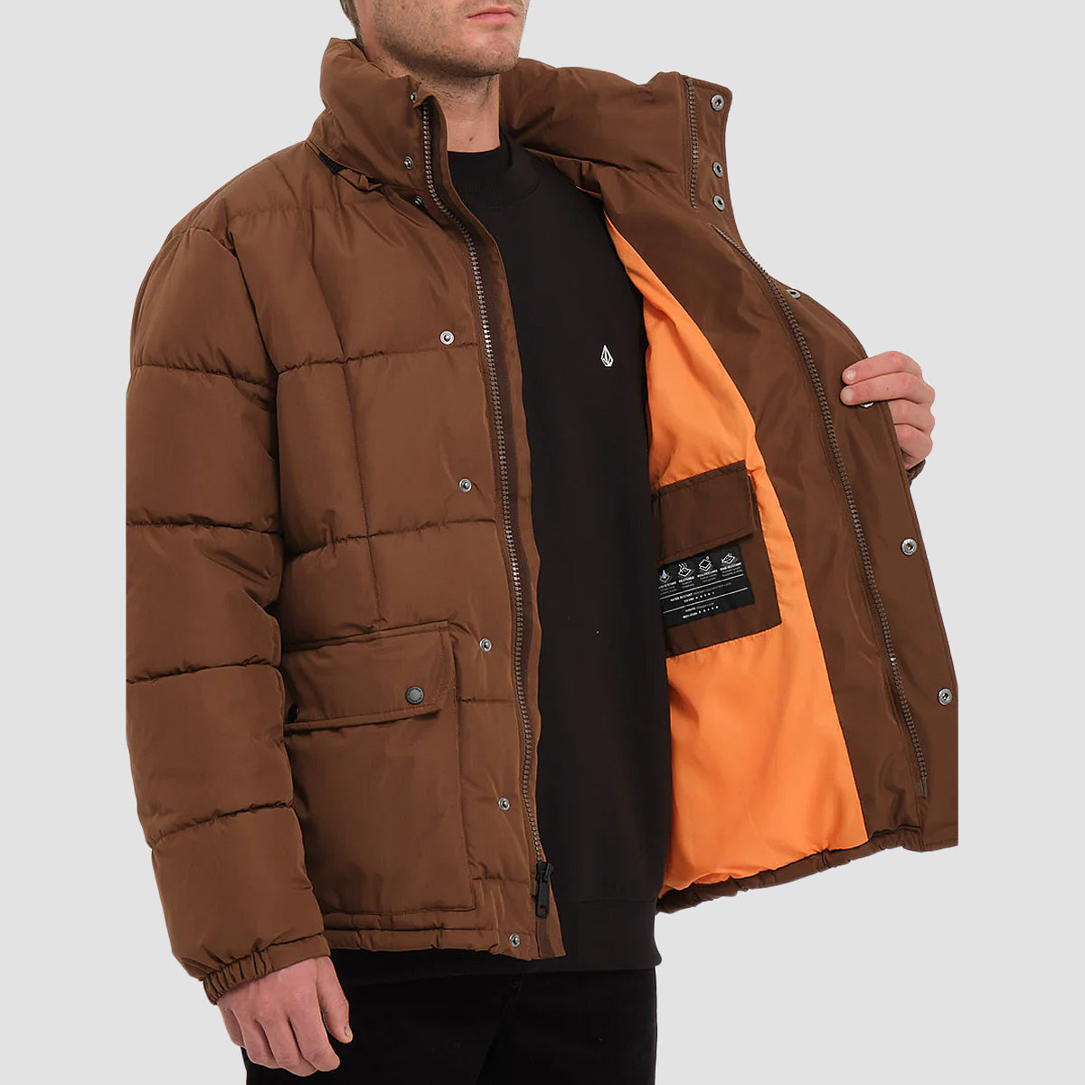 Volcom Superstoner II 5K Jacket Burro Brown