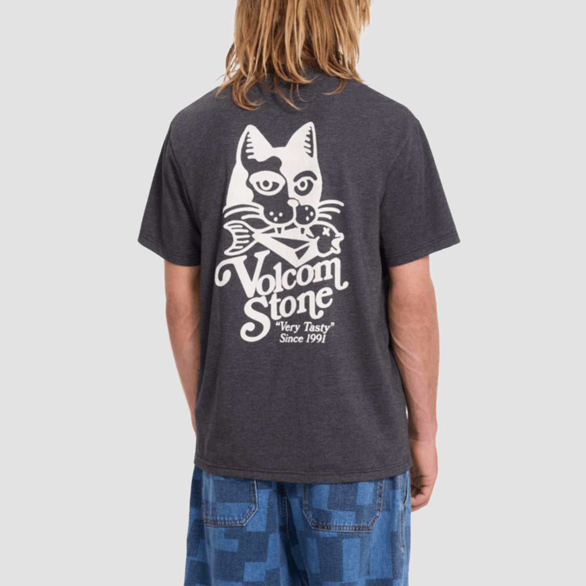 Volcom Tasty Hth T-Shirt Heather Black