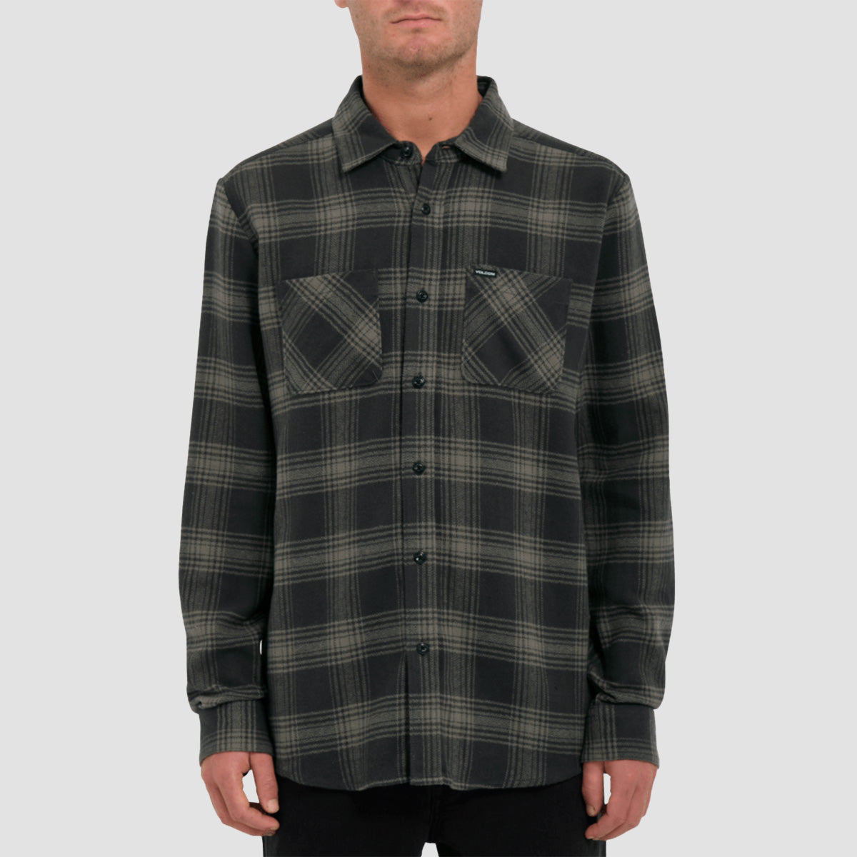 Volcom Tone Stone Longsleeve Shirt Stealth