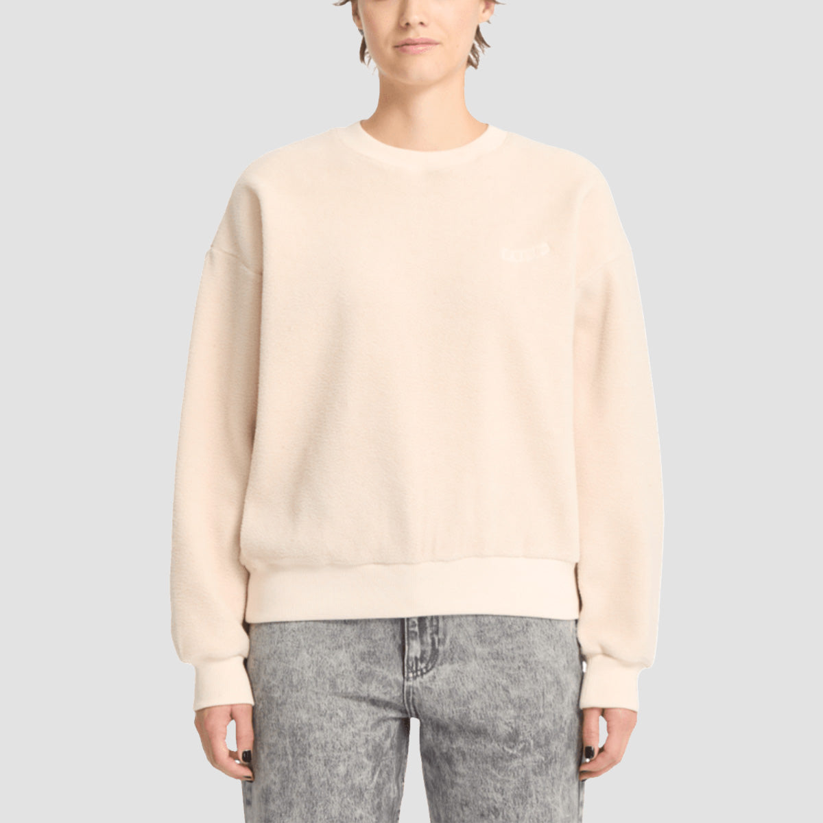 Volcom Too Doo Crew Sweatshirt Khakiest - Womens