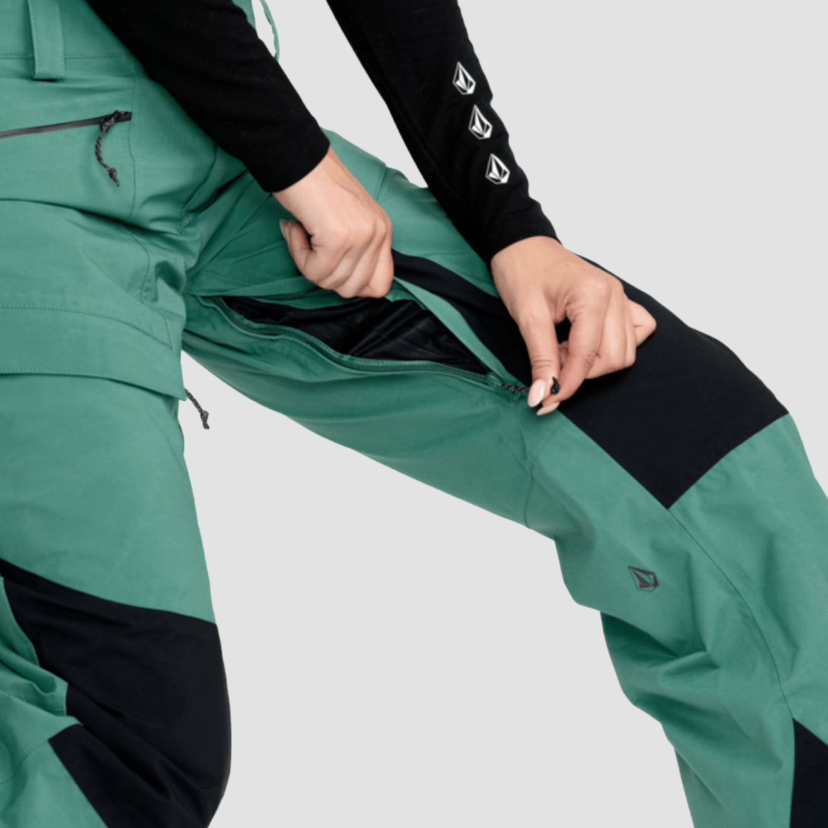 Volcom V.Co AT Stretch Gore-Tex Snow Pant Spruce Green - Womens