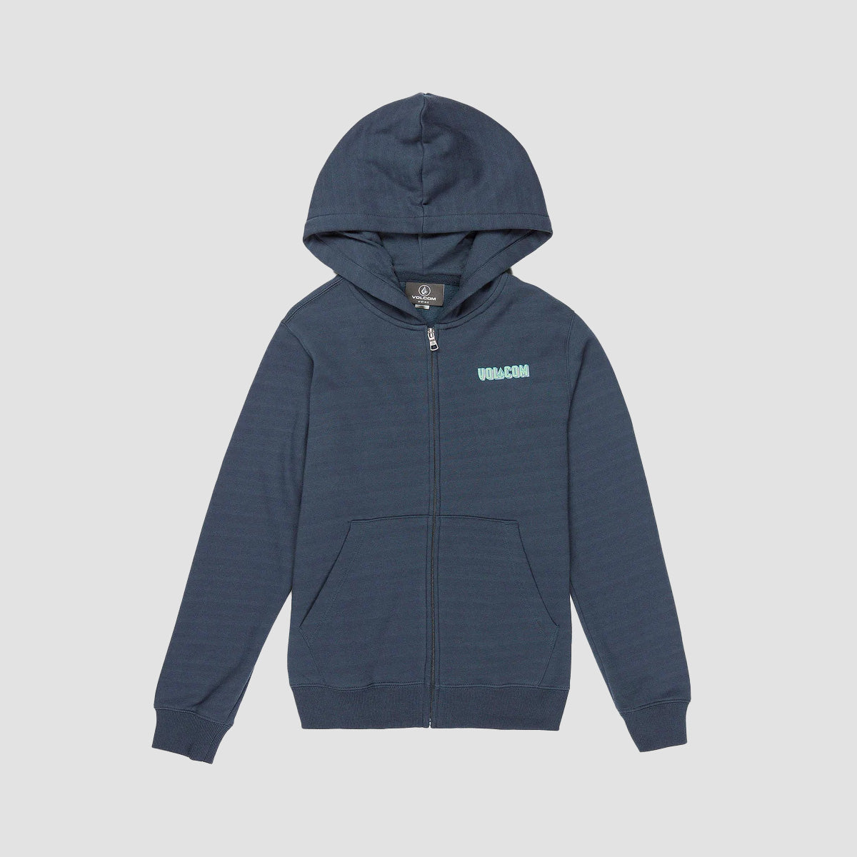 Volcom Vibeout Zip Hoodie Navy - Kids