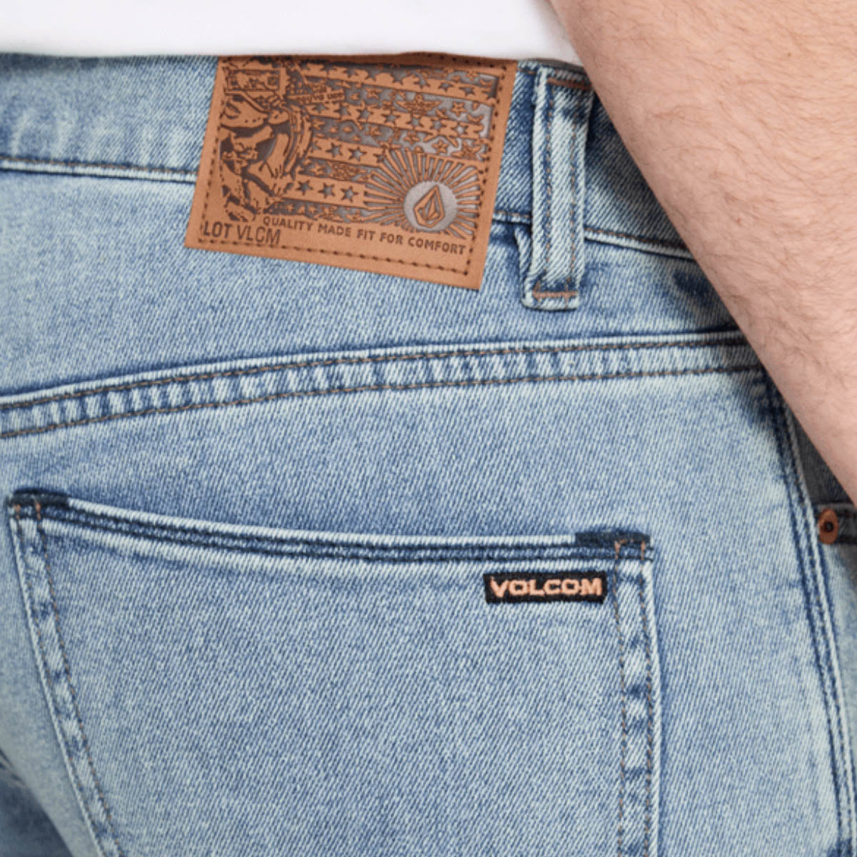 Volcom Vorta Slim Fit Jeans Dust Bowl Indigo