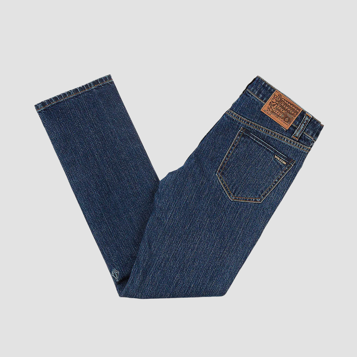 Volcom Vorta Slim Fit Jeans Indigo Ridge Wash - Kids