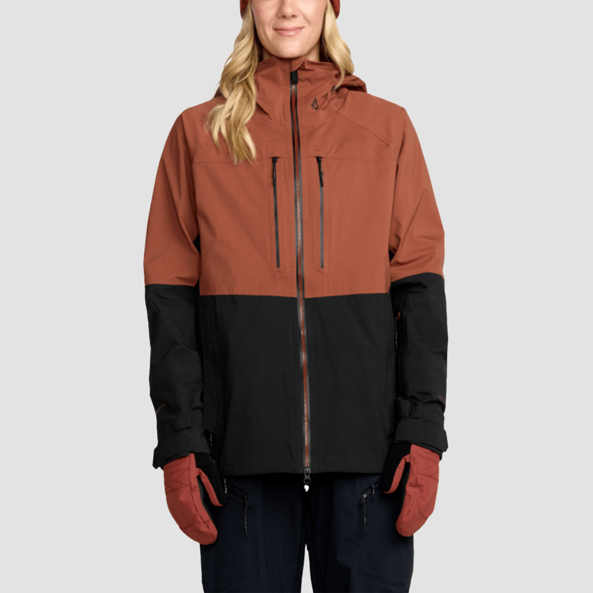 Volcom VS 3L Stretch Gore-Tex Snow Jacket Henna - Womens