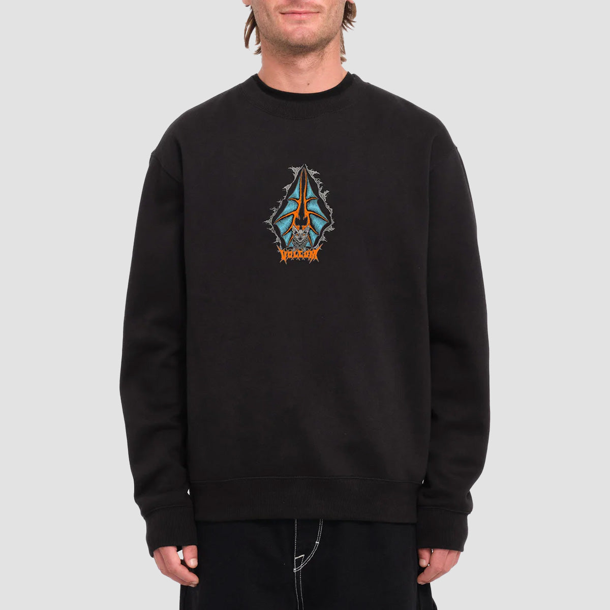 Volcom Watanite Crew Sweatshirt Black