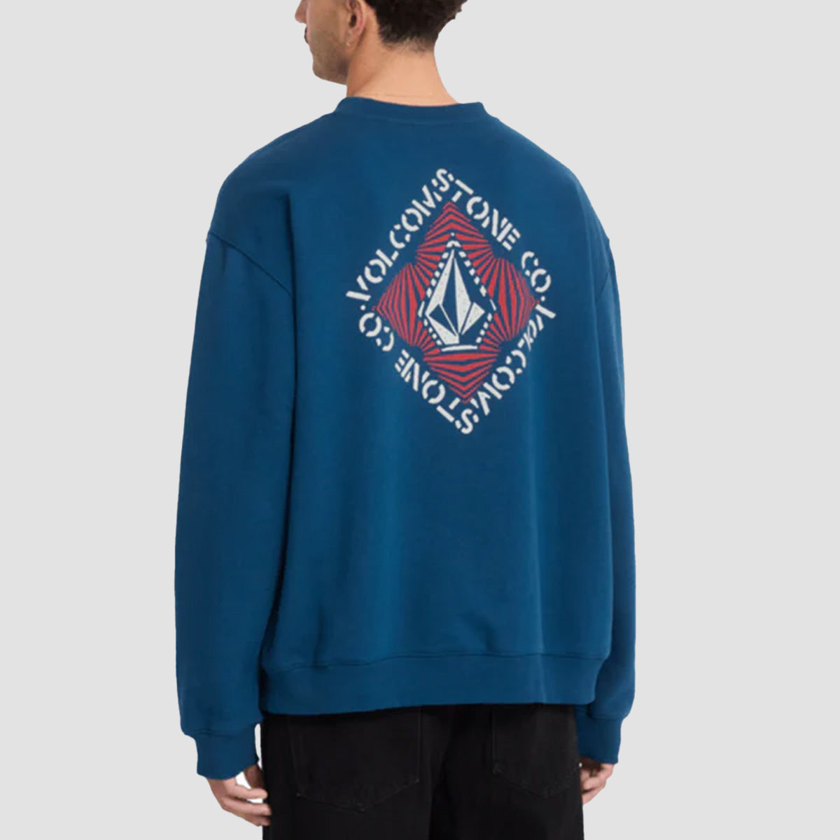 Volcom Watanite Crew Sweatshirt Cosmic Blue