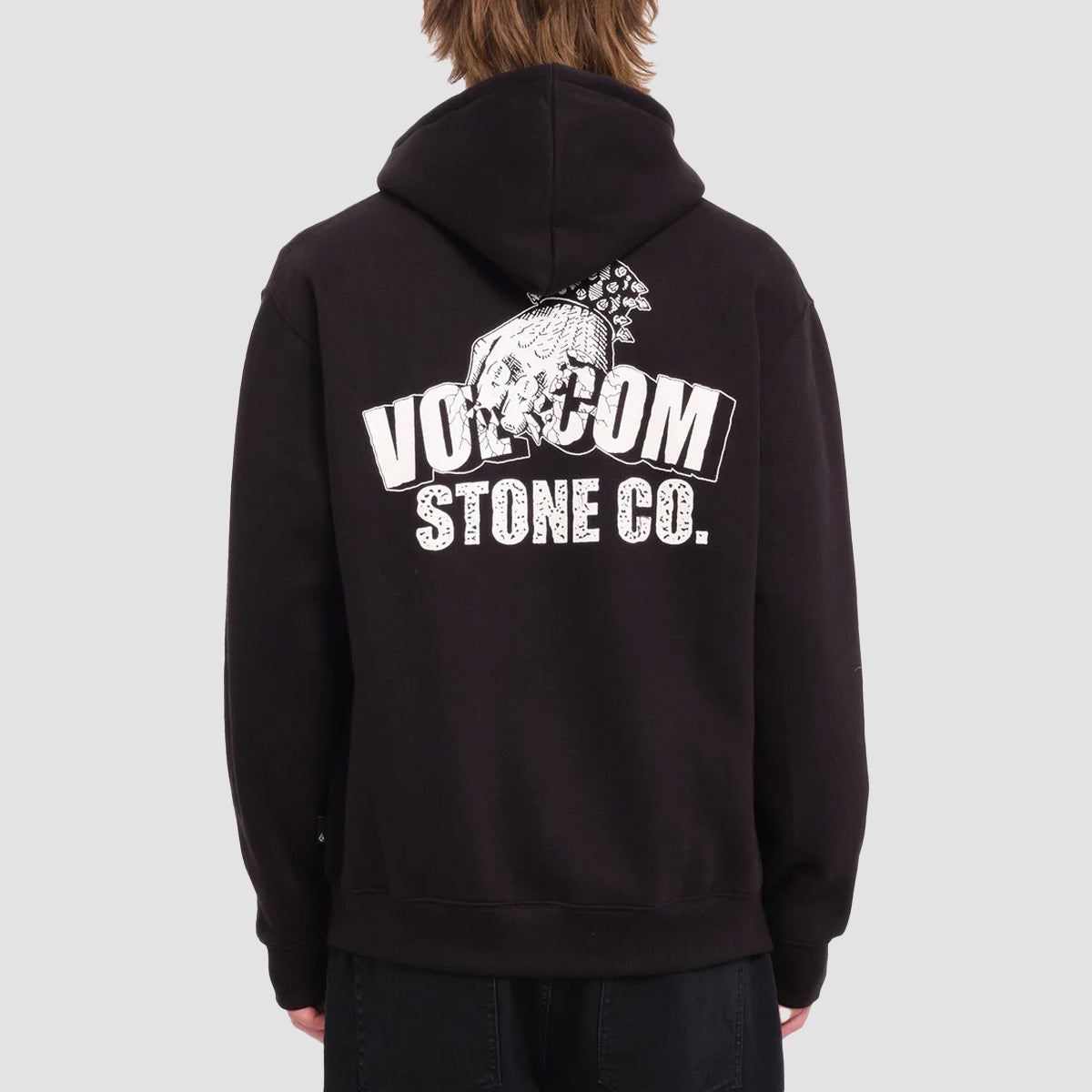 Volcom Watanite Zip Hoodie Black