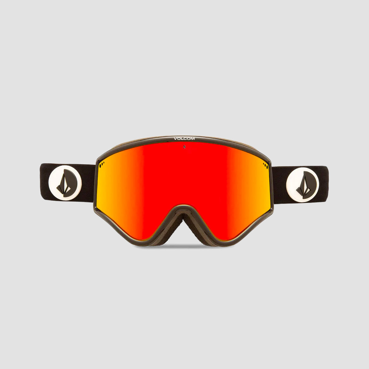 Volcom Yae Snow Goggles Gloss Black/Red Chrome