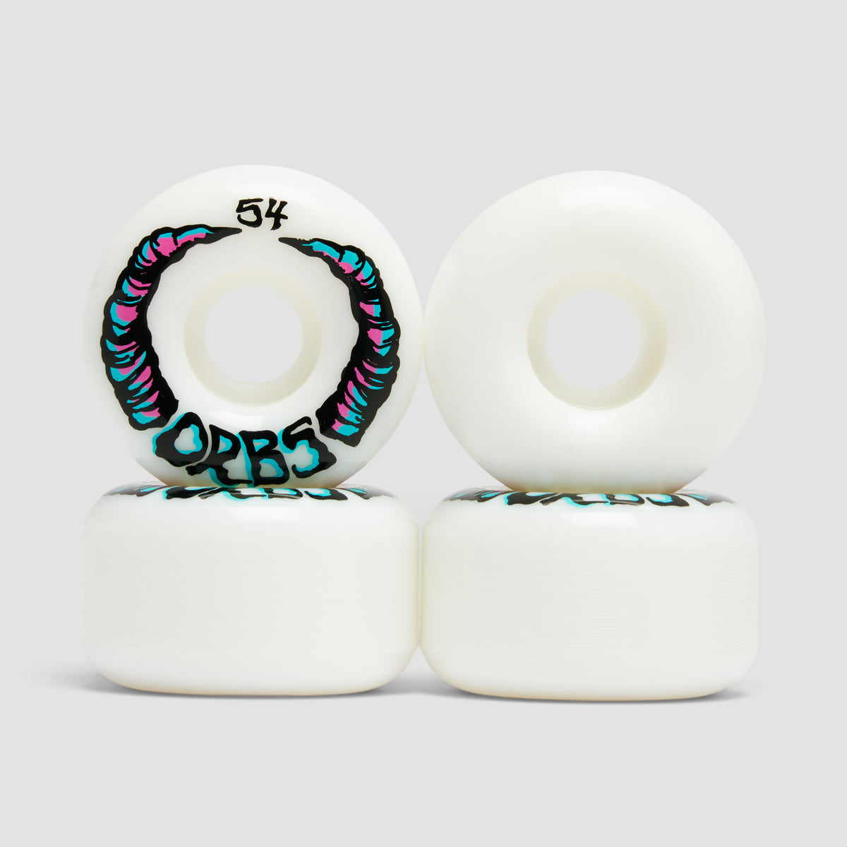 Welcome Orbs Apparitions Round 99A Skateboard Wheels White 54mm