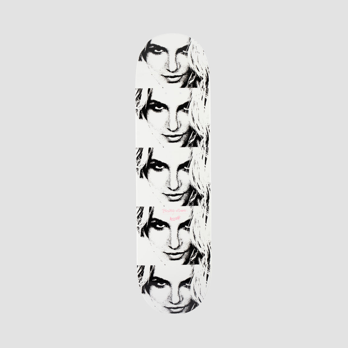 Welcome X Britney Sprears Till The World Ends On Popsicle Skateboard Deck White Dip - 8.5"