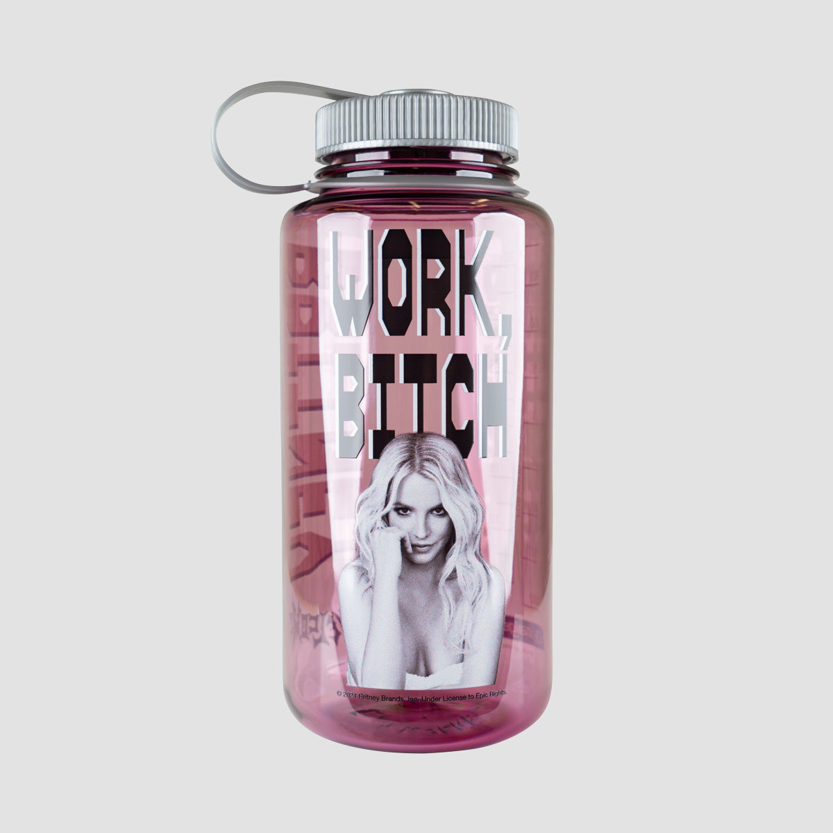 Welcome X Britney Sprears Work Bitch Nalgene Bottle Pink