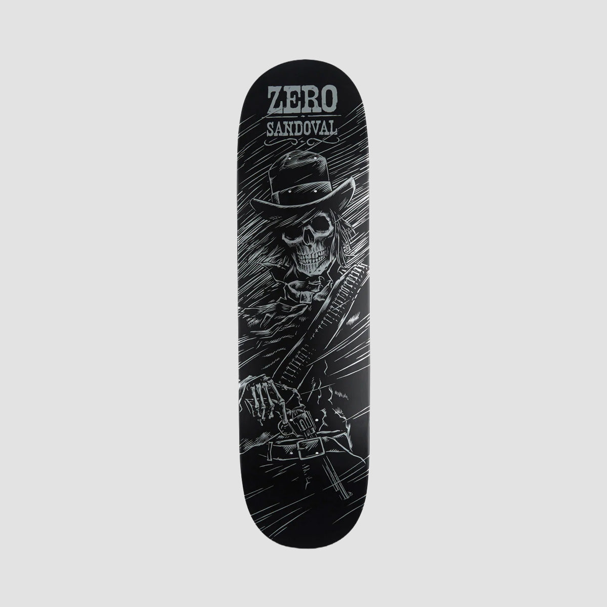 Zero Gunslinger Tommy Sandoval 30yr Reissue Skateboard Deck - 8.5"