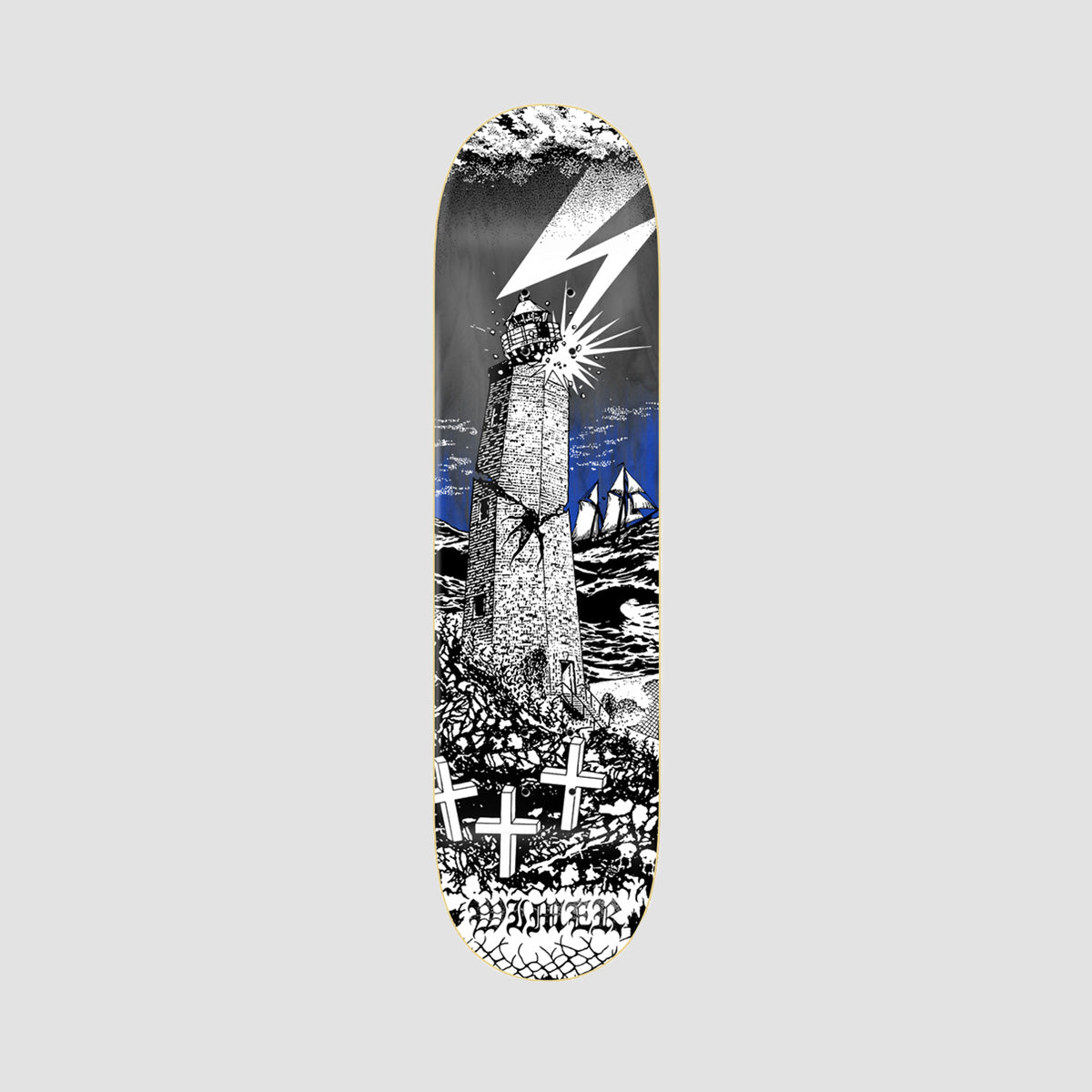 Zero Wimer Lighthouse Skateboard Deck - 8.5"