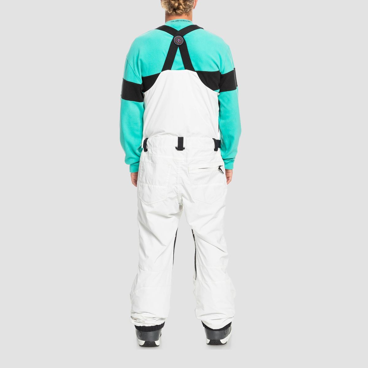 Quiksilver Fly High Snow Bib Pants Snow White