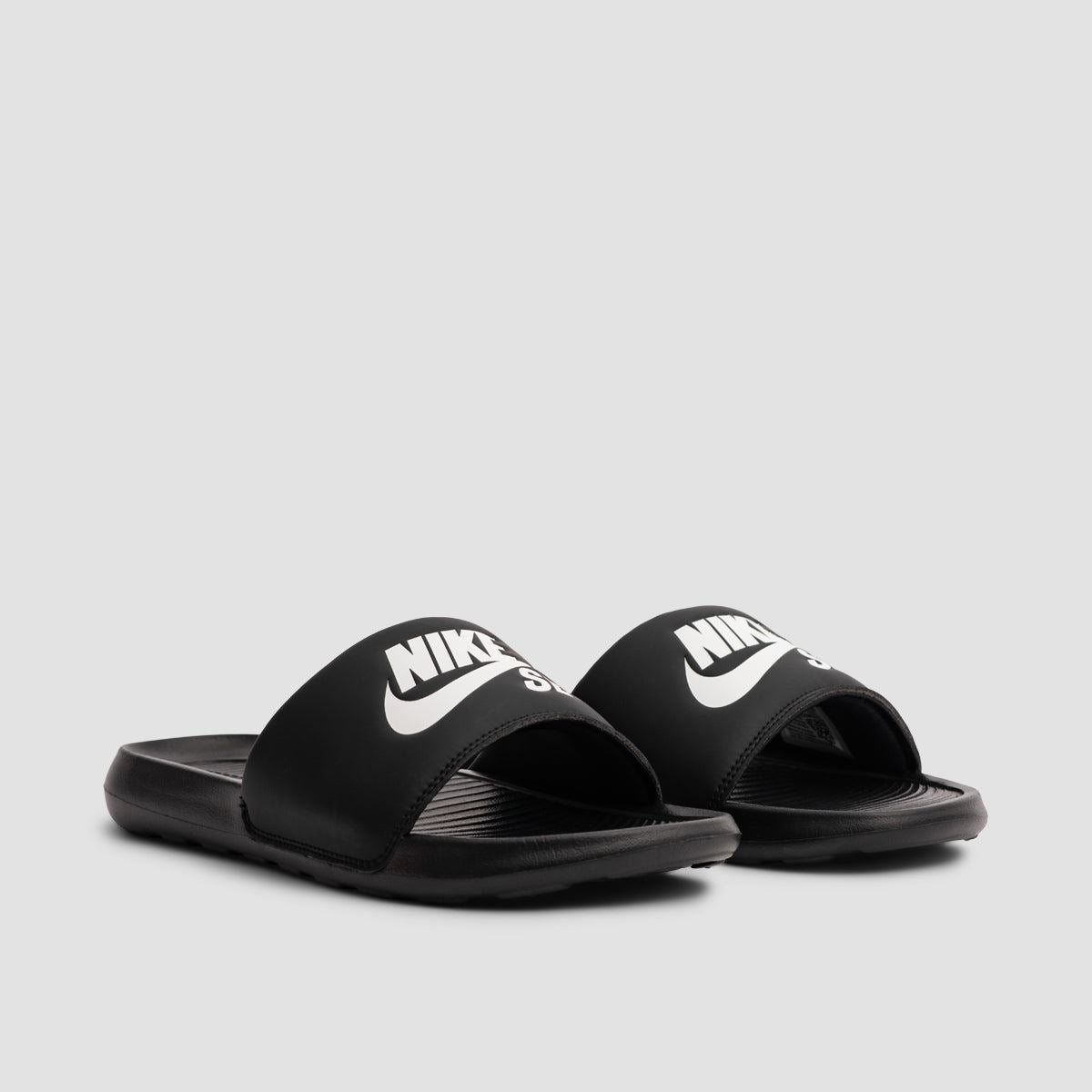 Nike Victori One Slides Black/White/Black