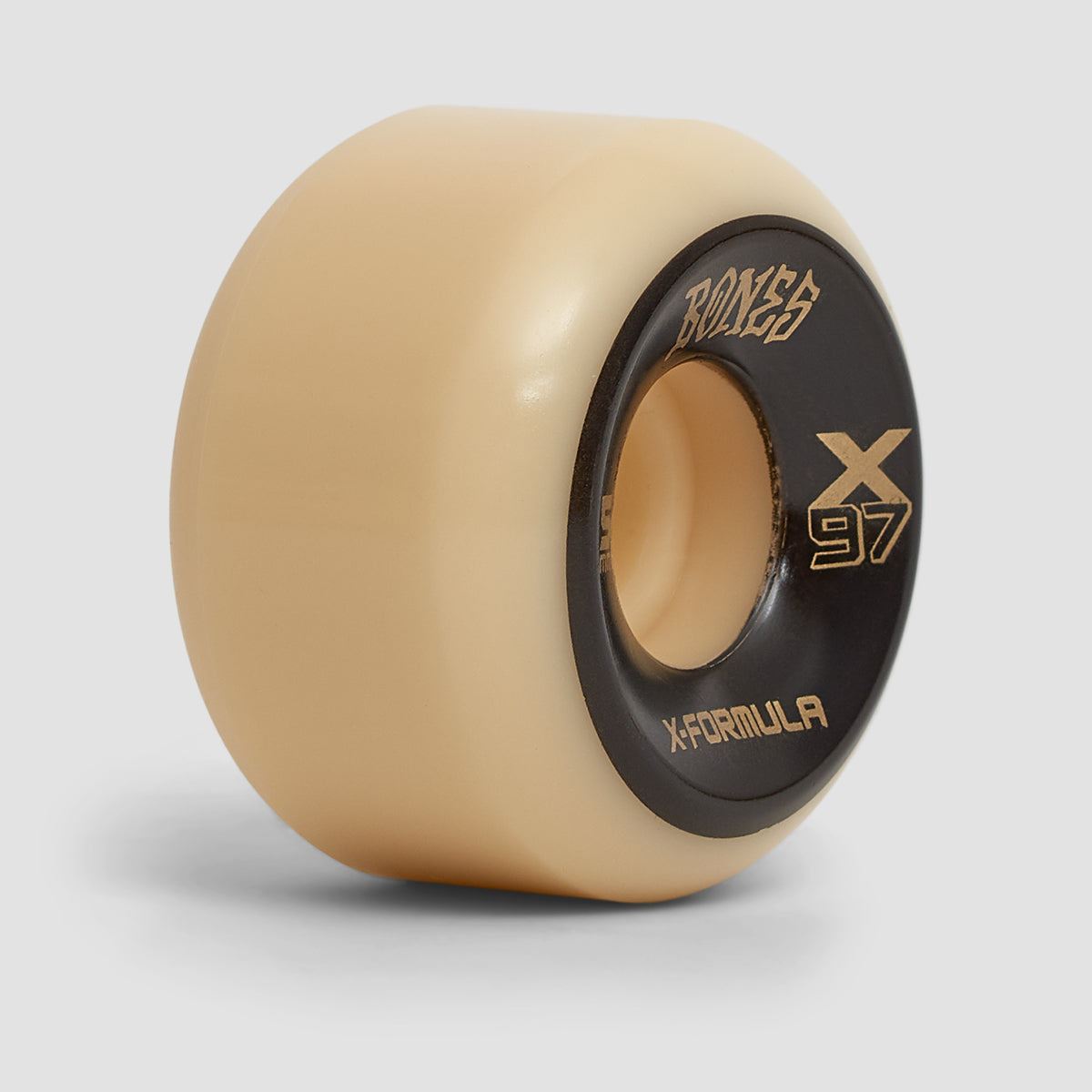Bones X-Formula V6 Wide-Cut X97A Skateboard Wheels Natural 56mm Bones X-Formula V6 Wide-Cut X97A Skateboard Wheels Natural 56mm