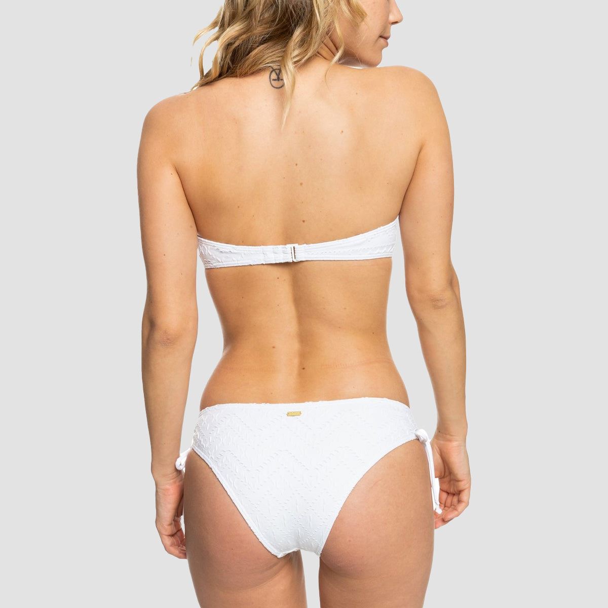 Roxy Quiet Beauty Bikini Set Bright White - Womens