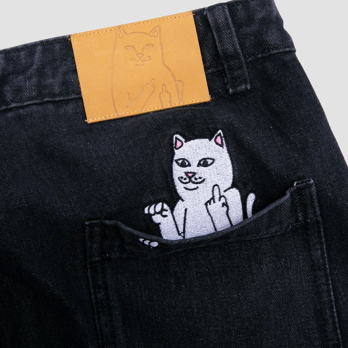 Ripndip La Brea Denim Pants Black Medium Wash