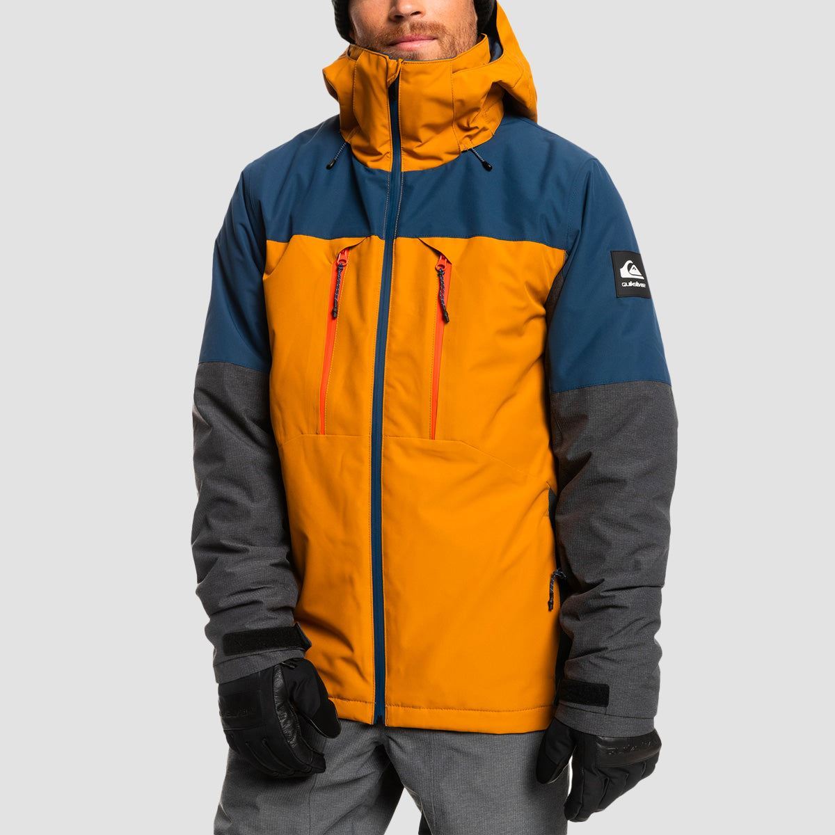 Quiksilver Mission Plus 10K Snow Jacket Buckthorn Brown