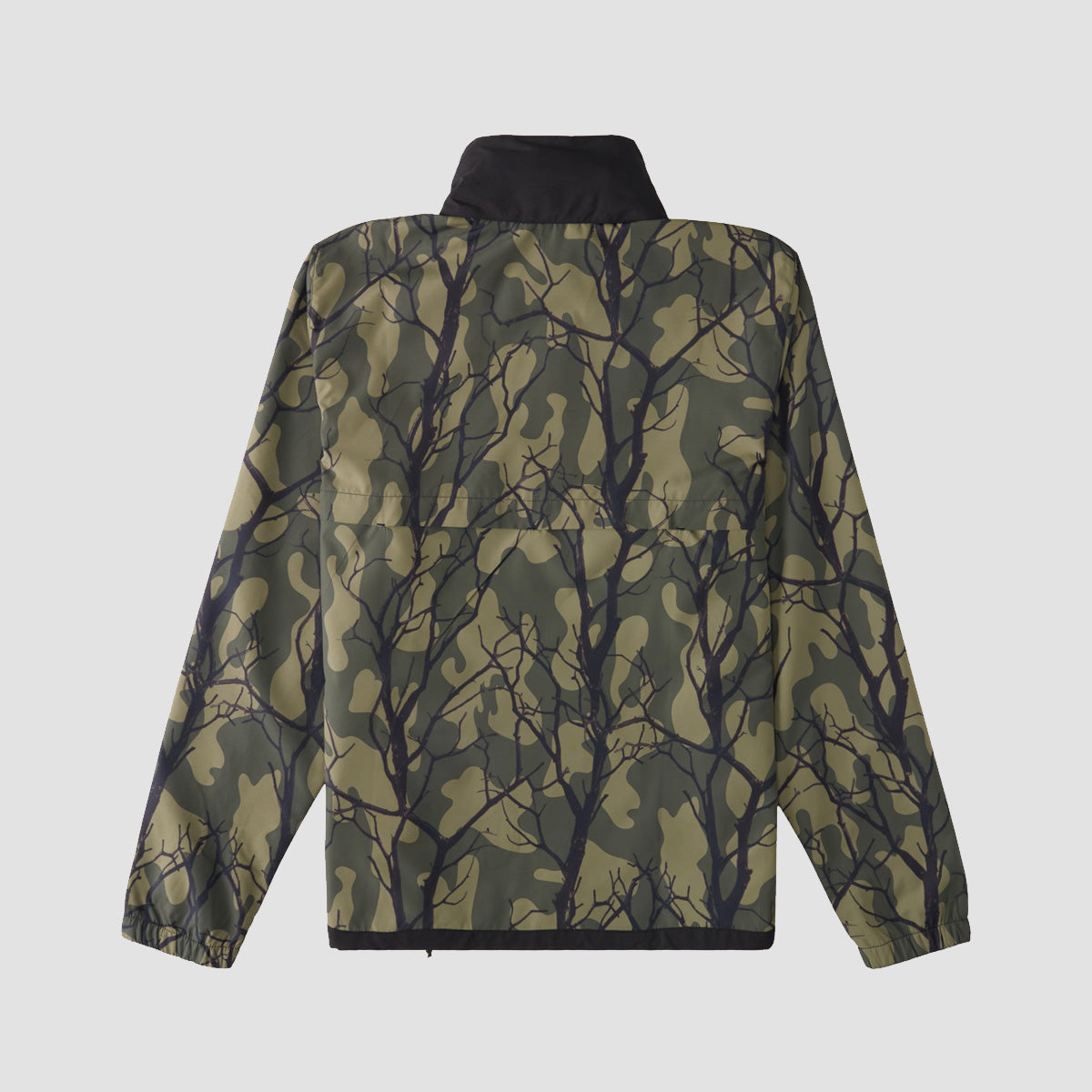 Billabong Windswell Windbreaker Jacket Olive Camo