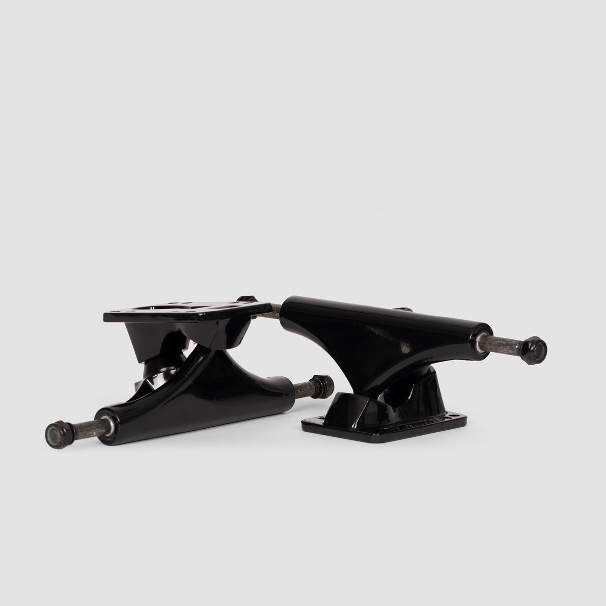 Bullet 130 Skateboard Trucks 1 Pair Black - 7.6"