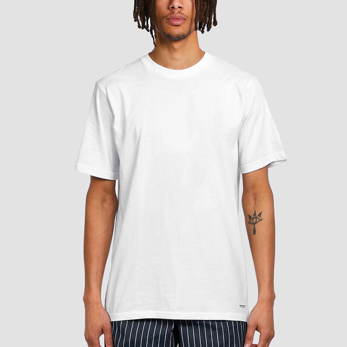 Carhartt WIP Standard Crew Neck T-Shirt 2 Pack White/White