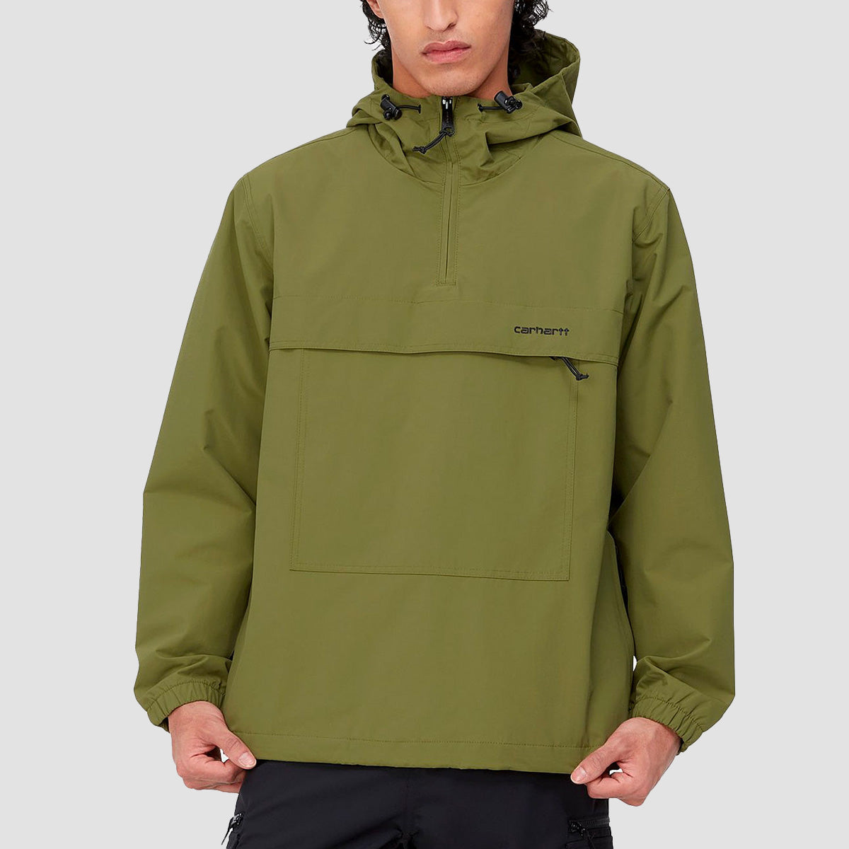 Carhartt WIP Windbreaker Pullover Jacket Kiwi/Black