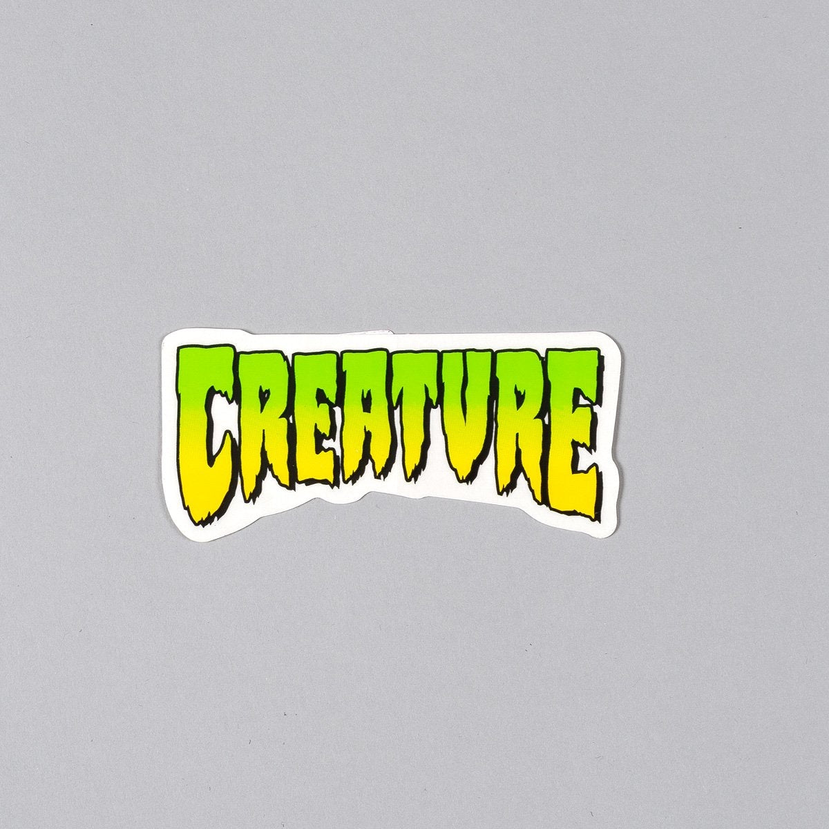 Creature Logo Sticker Green 100mm x 45mm - Skateboard