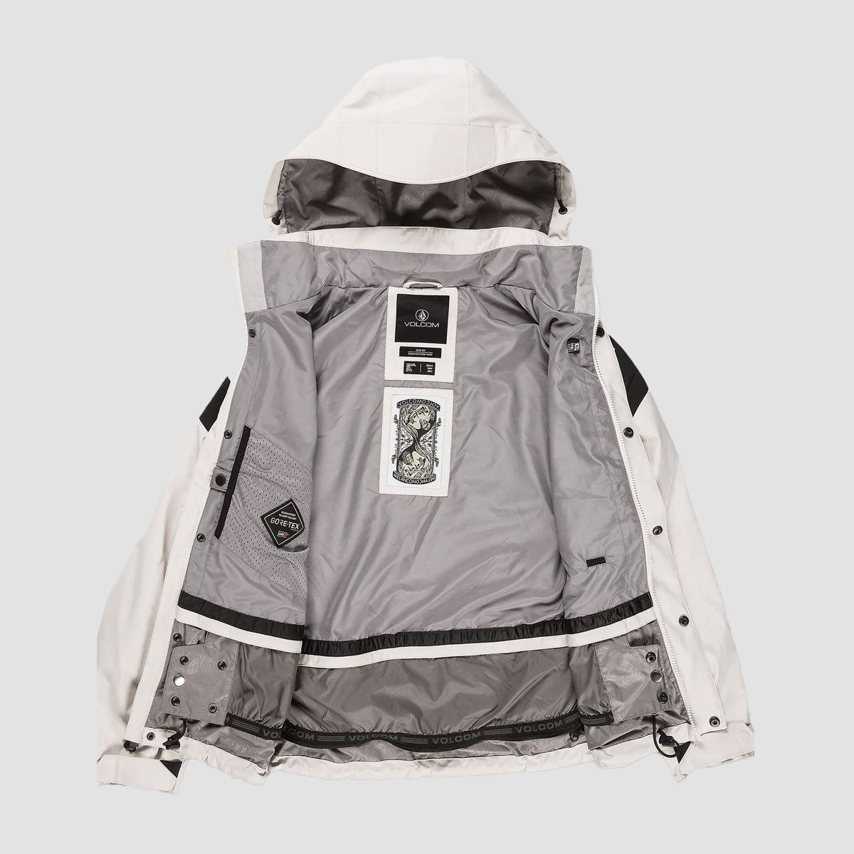 Volcom Melancon Gore-Tex Snow Jacket Off White - Womens