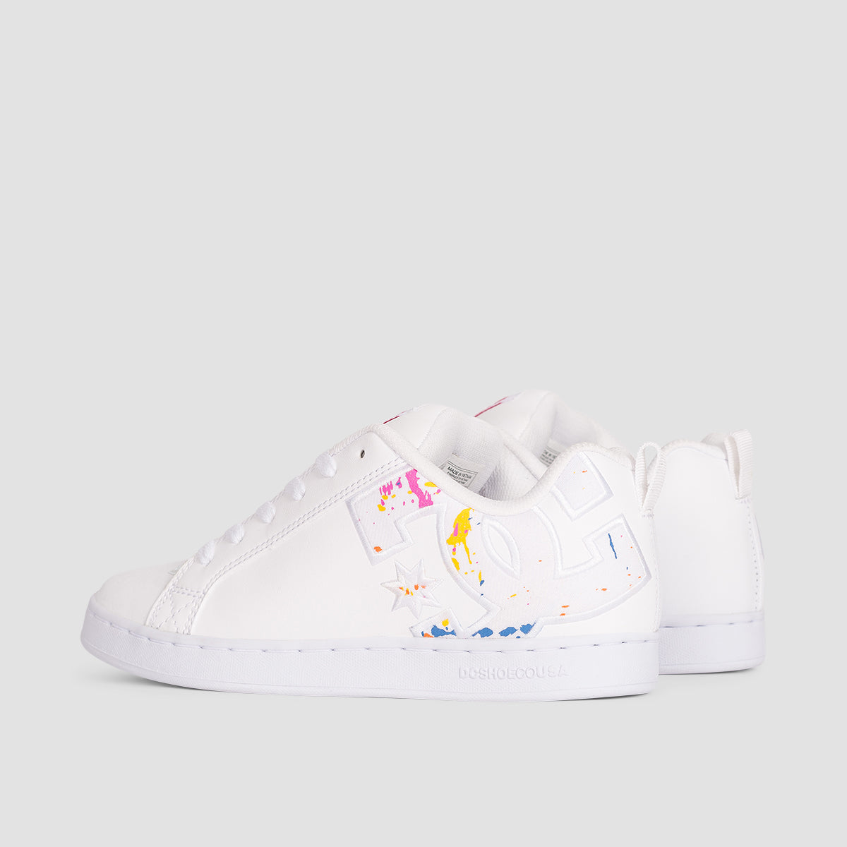 DC Court Graffik Shoes - White/Multi - Womens