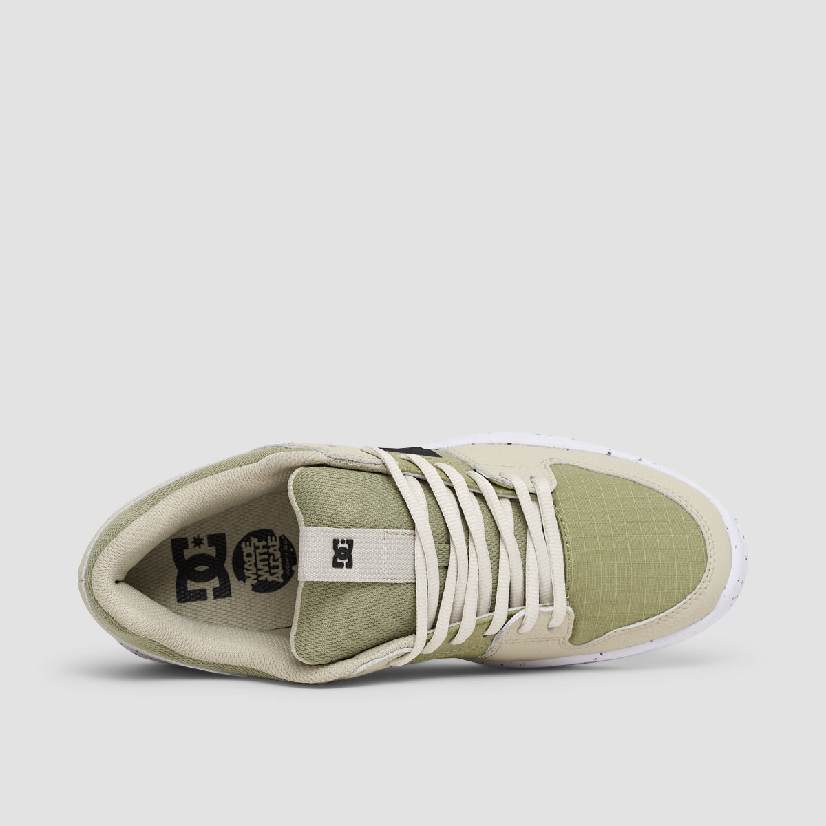 DC Lynx Zero Waste Shoes - Tan/Green