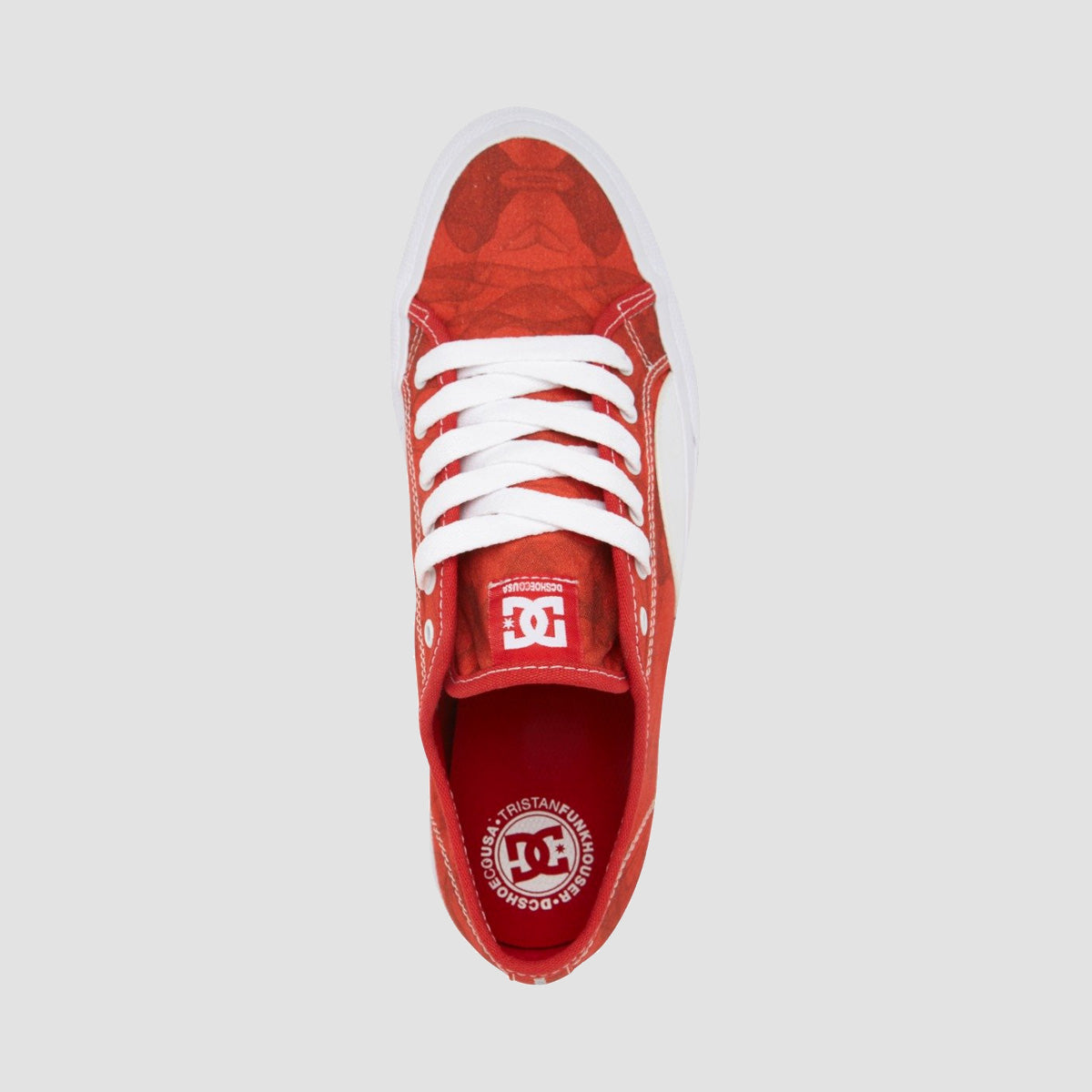 DC Manual S Evan Shoes - Red/White