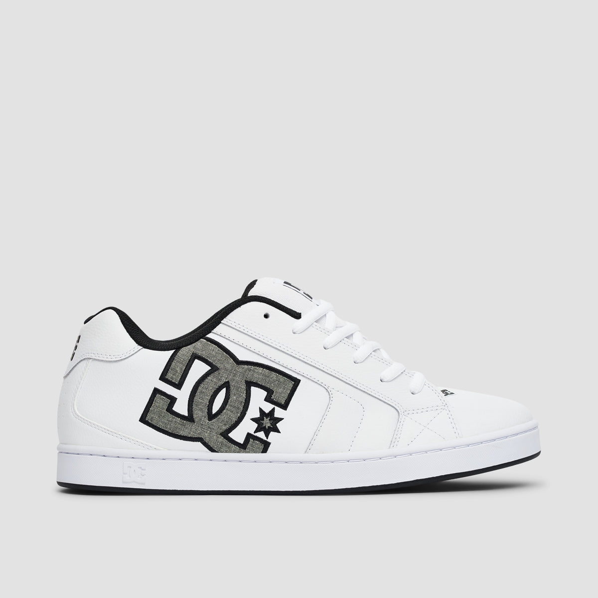 DC Net Shoes - White/White/Battleship